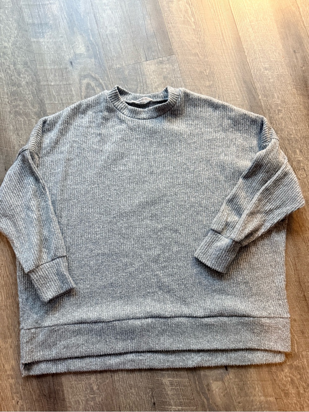 Gray Crewneck Sweater - Comfortable Everyday Knit